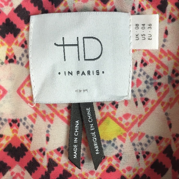 HD in Paris Anthropologie Kaveri Henley Blouse in Multicolor - Picture 7 of 10